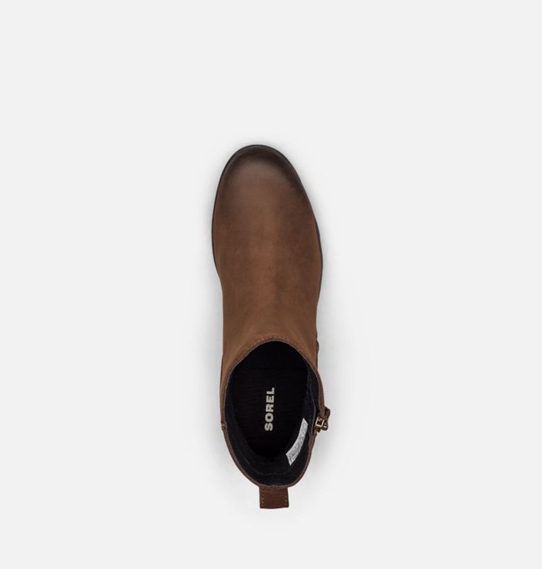 Sorel Dam Stövlar Mörk Brun - Emelie™ Zip Låga - AYN-057692